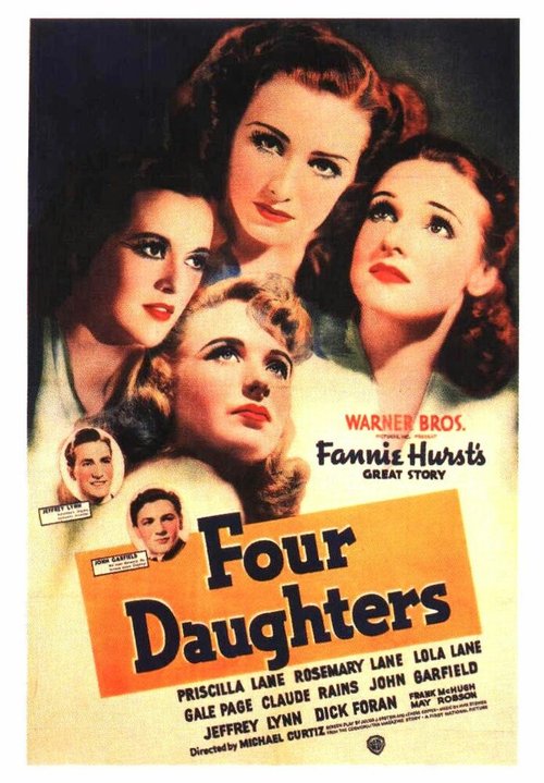 Обложка (Постер) Четыре дочери / Four Daughters (1938) SATRip Обложка (Постер) Четыре дочери / Four Daughters (1938) SATRip