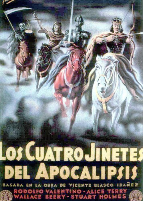Обложка (Постер) Четыре всадника Апокалипсиса / The Four Horsemen of the Apocalypse (1921) SATRip