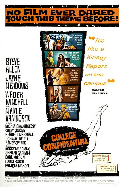 Обложка (Постер) College Confidential (1960) SATRip Обложка (Постер) College Confidential (1960) SATRip