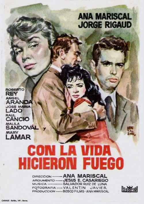 Обложка (Постер) Con la vida hicieron fuego (1959) SATRip Обложка (Постер) Con la vida hicieron fuego (1959) SATRip