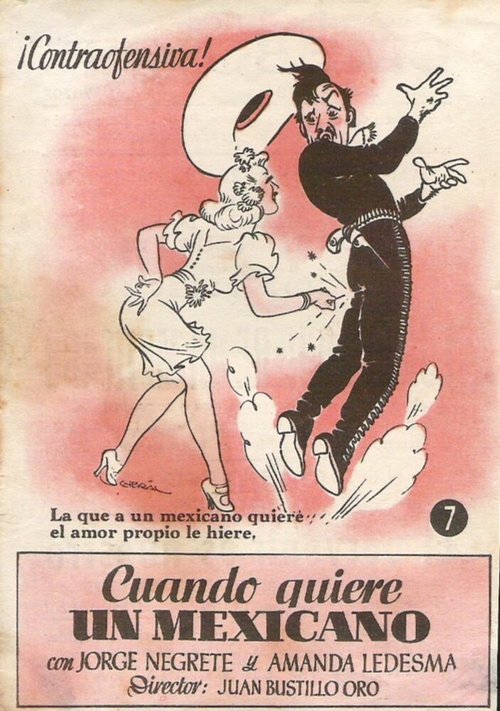 Обложка (Постер) Cuando quiere un mexicano (1944) Обложка (Постер) Cuando quiere un mexicano (1944)