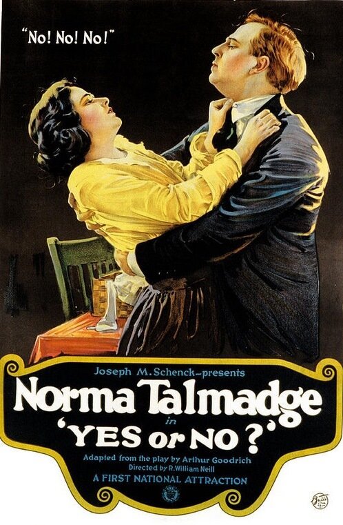 Обложка (Постер) Да или нет / Yes or No (1920) SATRip