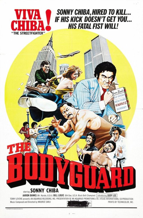 Обложка (Постер) Да здравствует, Тиба! Телохранитель / Bodigaado Kiba (1973) SATRip