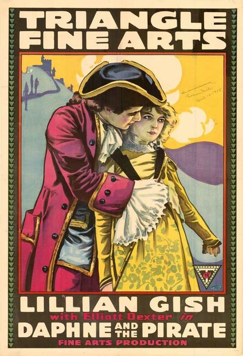 Обложка (Постер) Дафна и пират / Daphne and the Pirate (1916) SATRip
