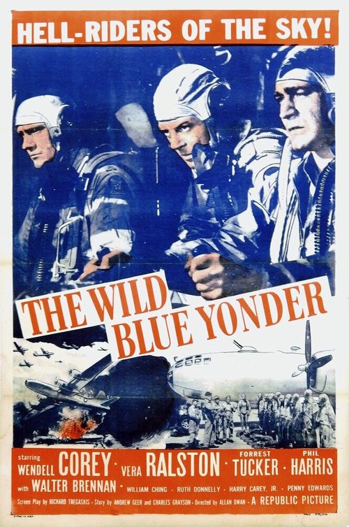 Обложка (Постер) Далёкая синяя высь / The Wild Blue Yonder (1951) SATRip Обложка (Постер) Далёкая синяя высь / The Wild Blue Yonder (1951) SATRip
