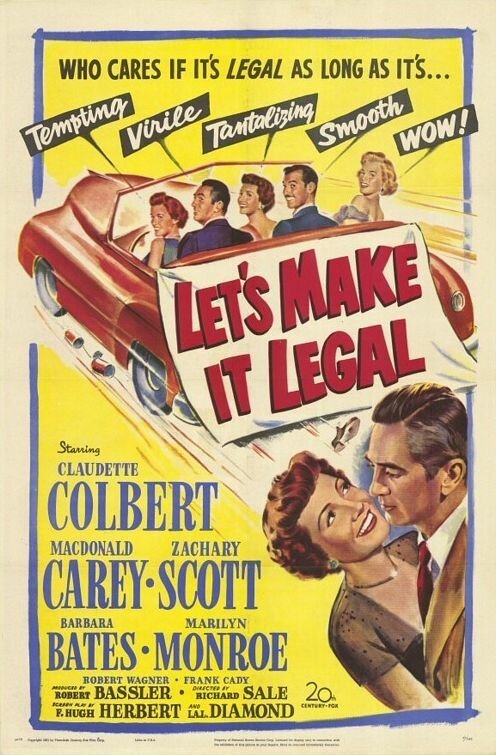 Обложка (Постер) Давай сделаем это легально / Let's Make It Legal (1951) SATRip Обложка (Постер) Давай сделаем это легально / Let's Make It Legal (1951) SATRip