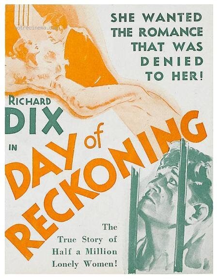 Обложка (Постер) Day of Reckoning (1933) SATRip