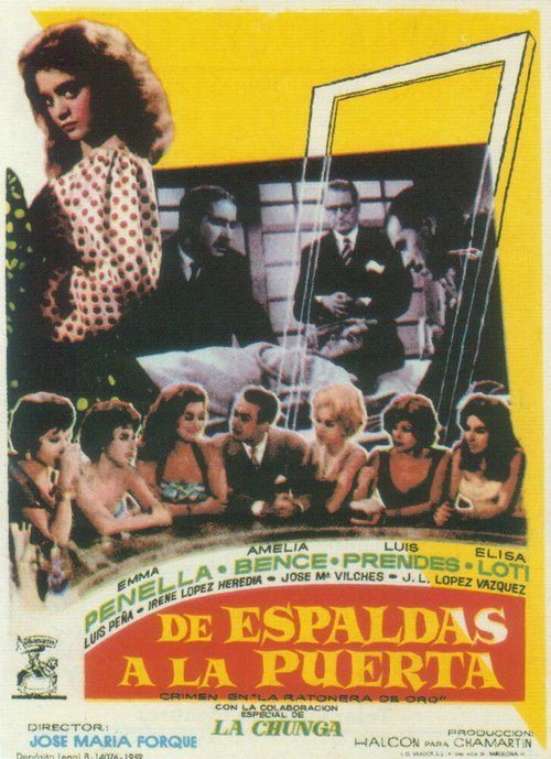 Обложка (Постер) De espaldas a la puerta (1959) SATRip Обложка (Постер) De espaldas a la puerta (1959) SATRip