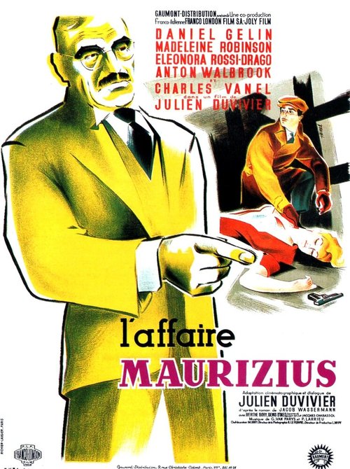 Обложка (Постер) Дело Маурициуса / L'affaire Maurizius (1953) SATRip Обложка (Постер) Дело Маурициуса / L'affaire Maurizius (1953) SATRip