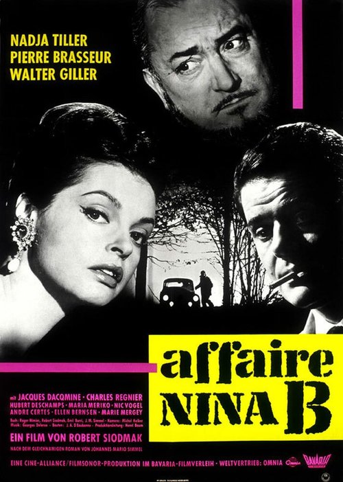 Обложка (Постер) Дело Нины Б. / L'affaire Nina B. (1961) SATRip Обложка (Постер) Дело Нины Б. / L'affaire Nina B. (1961) SATRip