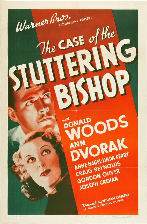Обложка (Постер) Дело о заикающемся епископе / The Case of the Stuttering Bishop (1937) SATRip