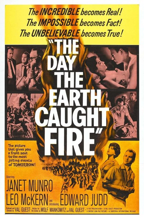 Обложка (Постер) День, когда загорелась Земля / The Day the Earth Caught Fire (1961) SATRip Обложка (Постер) День, когда загорелась Земля / The Day the Earth Caught Fire (1961) SATRip
