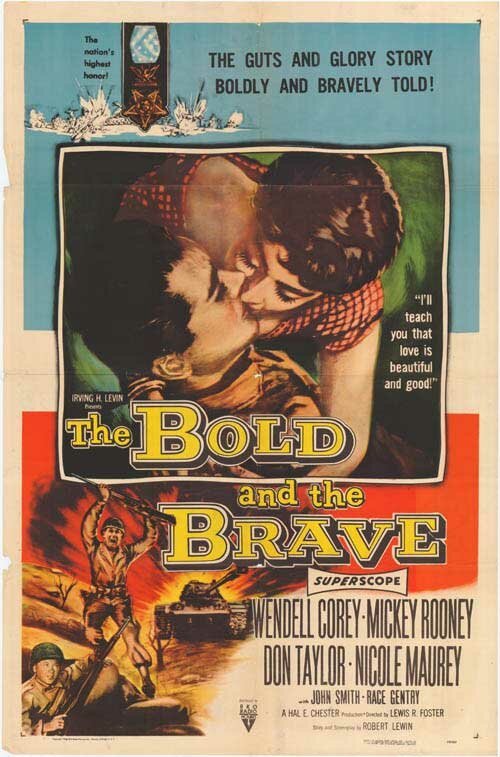 Обложка (Постер) Дерзкий и смелый / The Bold and the Brave (1956) SATRip