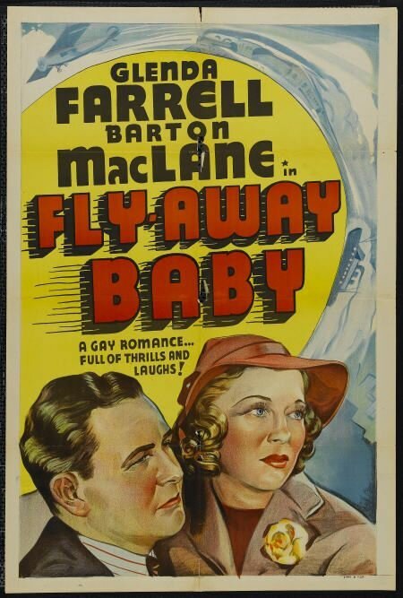 Обложка (Постер) Детка, улетай / Fly Away Baby (1937) SATRip Обложка (Постер) Детка, улетай / Fly Away Baby (1937) SATRip