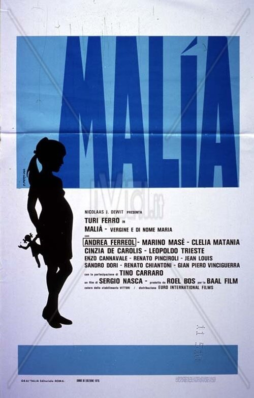 Обложка (Постер) Девственница по имени Мария / Vergine, e di nome Maria (1975) SATRip
