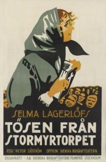 Обложка (Постер) Девушка с Болотного хутора / Tösen från Stormyrtorpet (1917) SATRip