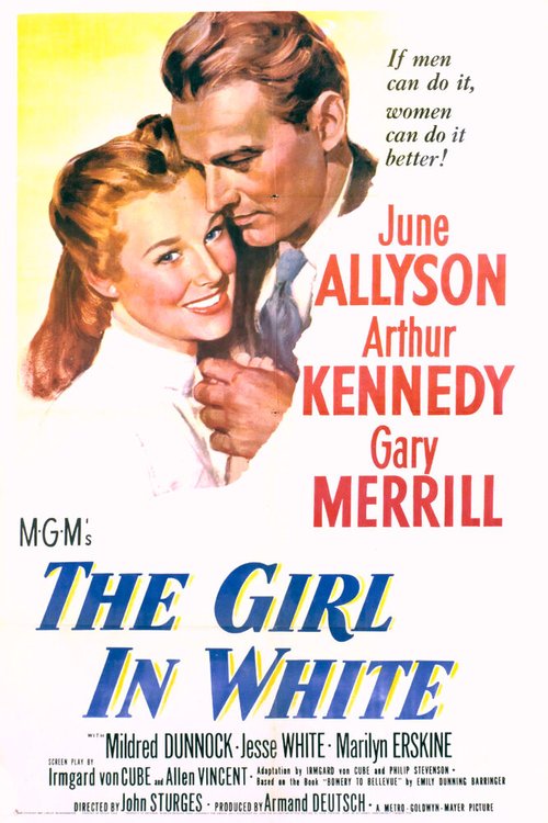 Обложка (Постер) Девушка в белом / The Girl in White (1952) SATRip Обложка (Постер) Девушка в белом / The Girl in White (1952) SATRip