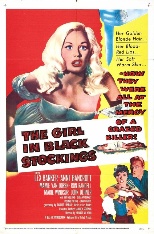 Обложка (Постер) Девушка в чёрных чулках / The Girl in Black Stockings (1957) SATRip Обложка (Постер) Девушка в чёрных чулках / The Girl in Black Stockings (1957) SATRip