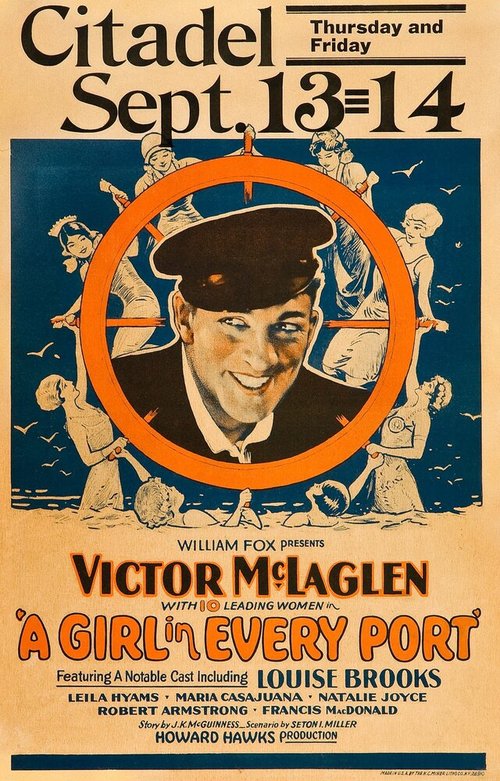Обложка (Постер) Девушка в каждом порту / A Girl in Every Port (1928) SATRip