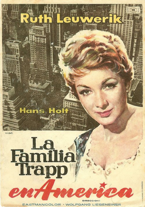 Обложка (Постер) Die Trapp-Familie in Amerika (1958) SATRip Обложка (Постер) Die Trapp-Familie in Amerika (1958) SATRip