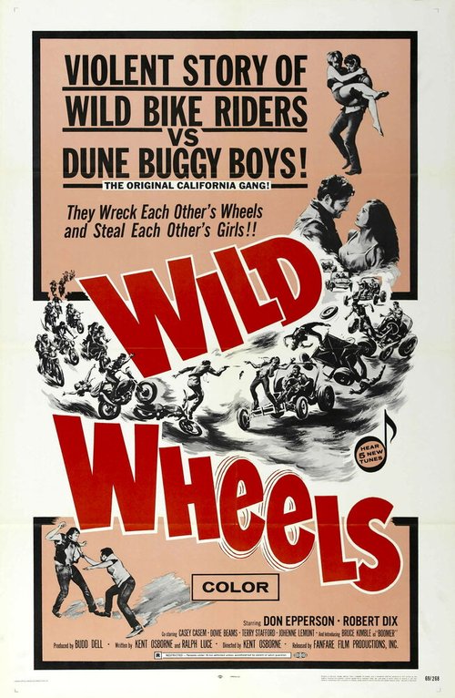 Обложка (Постер) Дикие колеса / Wild Wheels (1969) SATRip