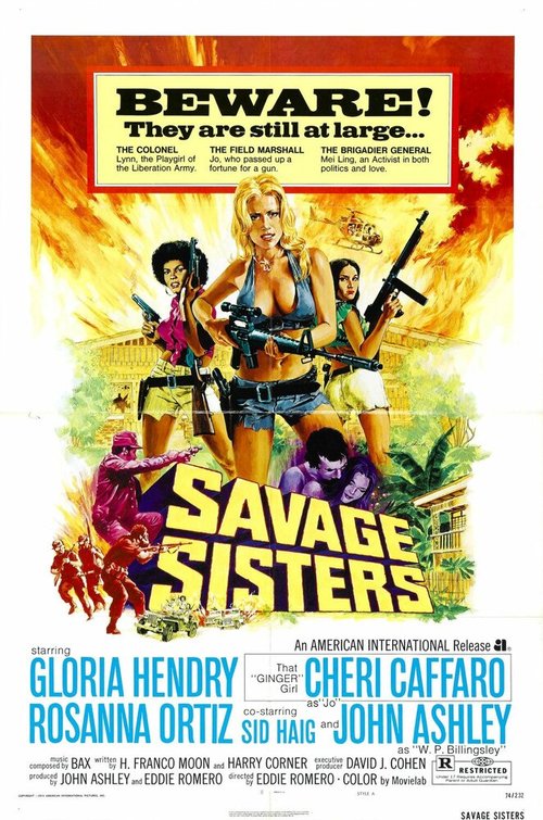 Обложка (Постер) Дикие сестры / Savage Sisters (1974) SATRip Обложка (Постер) Дикие сестры / Savage Sisters (1974) SATRip