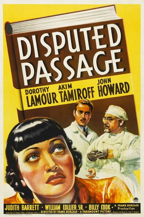 Обложка (Постер) Disputed Passage (1939) SATRip