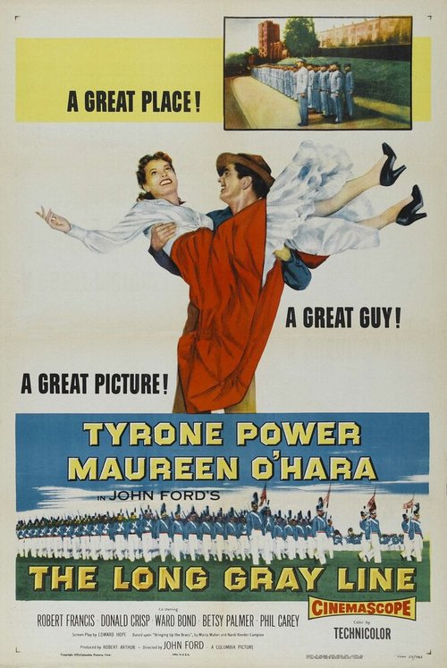 Обложка (Постер) Длинная серая линия / The Long Gray Line (1955) SATRip Обложка (Постер) Длинная серая линия / The Long Gray Line (1955) SATRip
