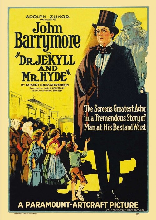 Обложка (Постер) Доктор Джекилл и Мистер Хайд / Dr. Jekyll and Mr. Hyde (1920) SATRip