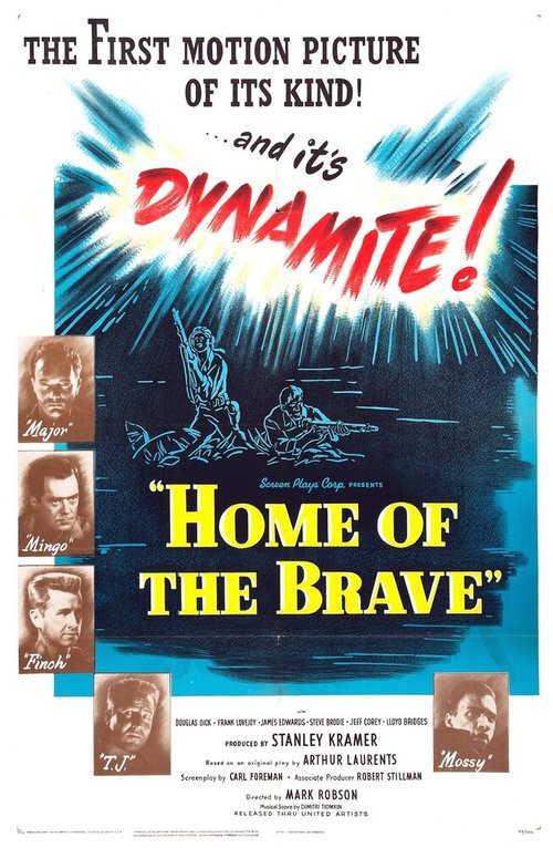 Обложка (Постер) Дом храбрости / Home of the Brave (1949) SATRip Обложка (Постер) Дом храбрости / Home of the Brave (1949) SATRip