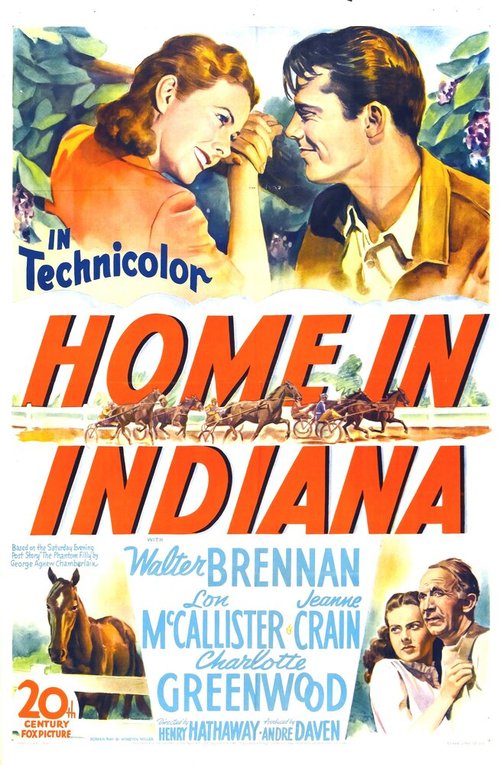 Обложка (Постер) Дом в Индиане / Home in Indiana (1944) SATRip