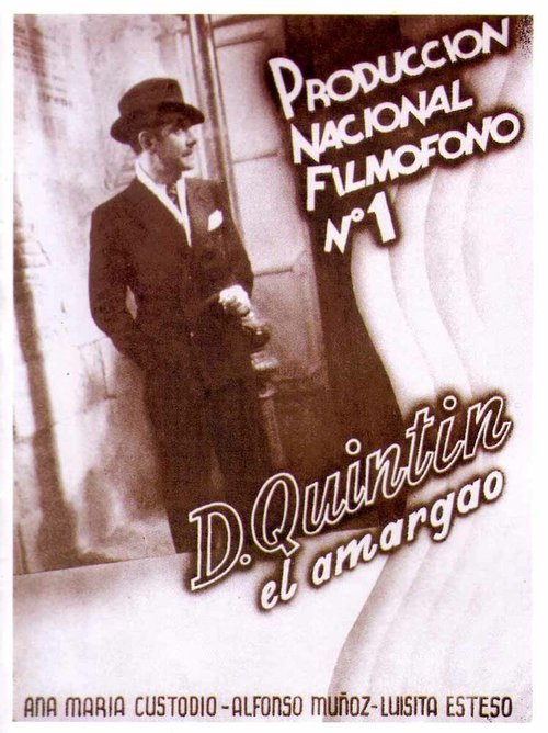 Обложка (Постер) Don Quintín el amargao (1935) SATRip