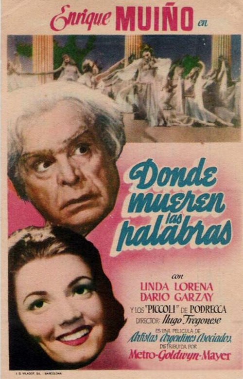 Обложка (Постер) Donde mueren las palabras (1946) SATRip Обложка (Постер) Donde mueren las palabras (1946) SATRip