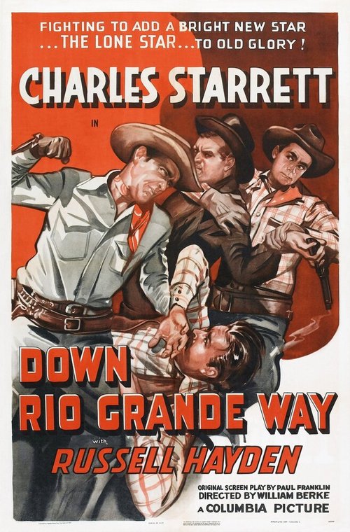 Обложка Down Rio Grande Way (1942) 