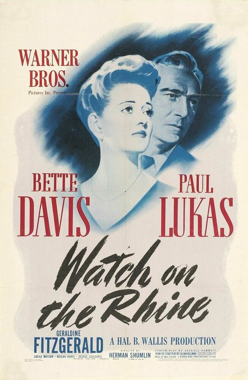 Обложка (Постер) Дозор на Рейне / Watch on the Rhine (1943) SATRip Обложка (Постер) Дозор на Рейне / Watch on the Rhine (1943) SATRip