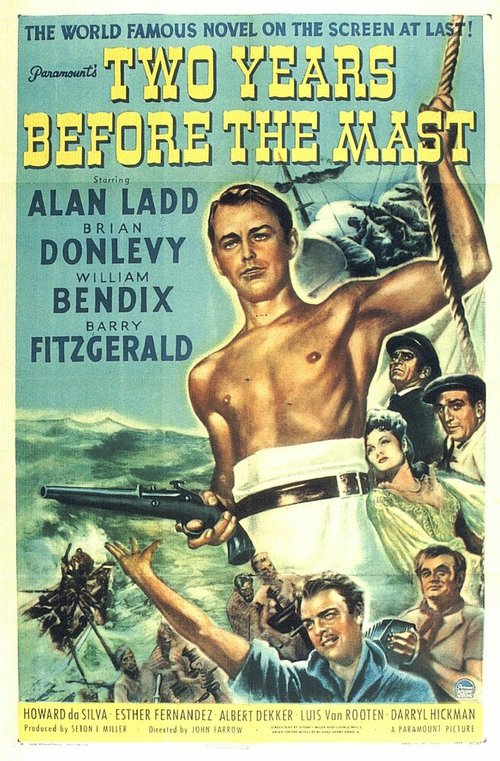Обложка (Постер) Два года на палубе / Two Years Before the Mast (1946) SATRip