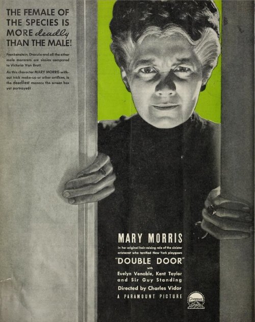 Обложка (Постер) Двойная дверь / Double Door (1934) SATRip