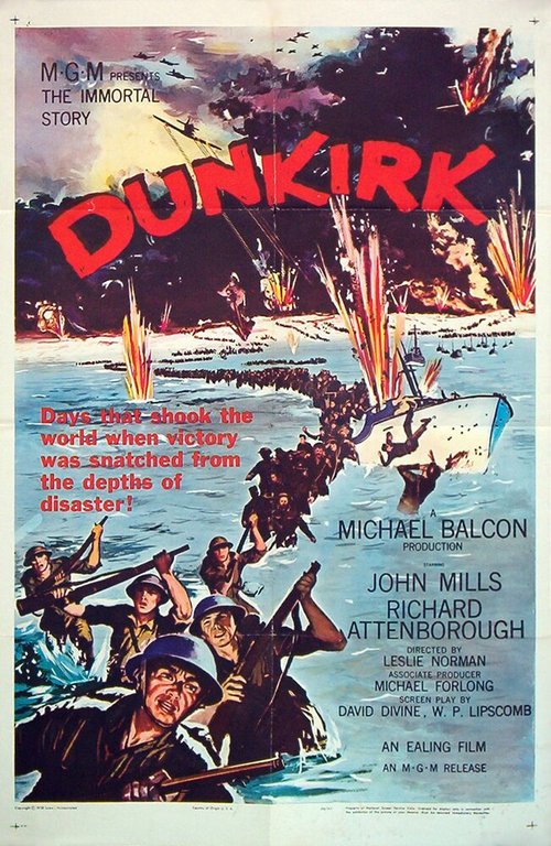 Обложка (Постер) Дюнкерк / Dunkirk (1958) SATRip Обложка (Постер) Дюнкерк / Dunkirk (1958) SATRip