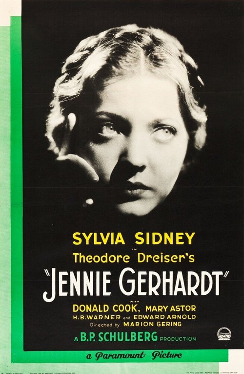 Обложка (Постер) Дженни Герхардт / Jennie Gerhardt (1933) SATRip