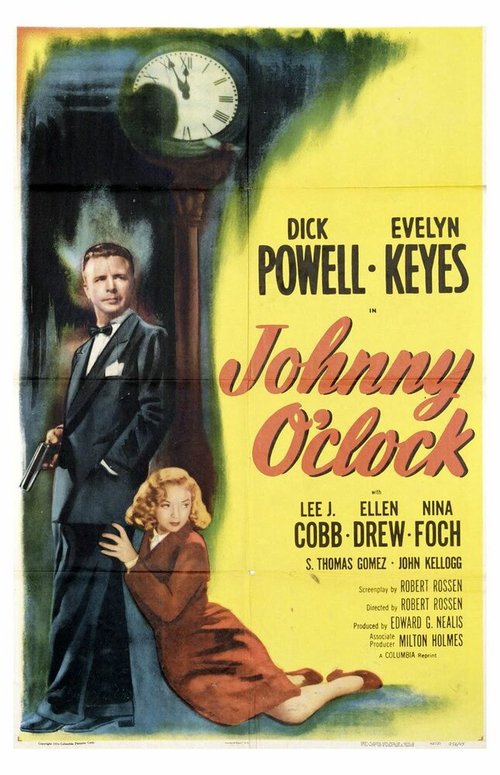 Обложка Джонни О'Клок / Johnny O'Clock (1947) 
