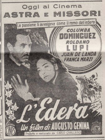 Обложка (Постер) Эдера / L'edera (1950) SATRip