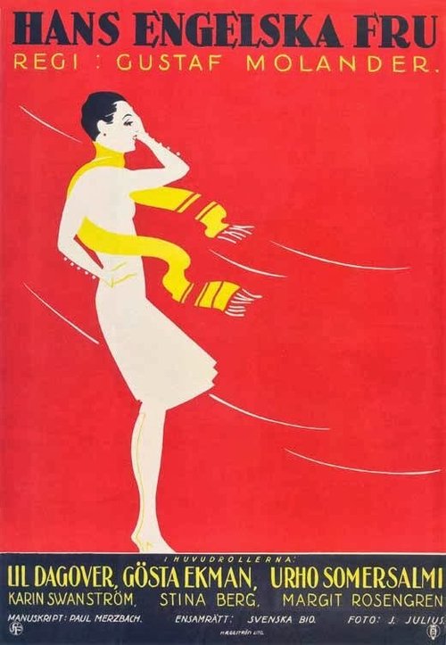 Обложка (Постер) Его английская жена / Hans engelska fru (1927) SATRip