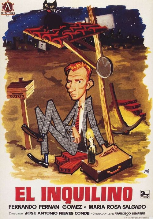 Обложка (Постер) El inquilino (1958) SATRip Обложка (Постер) El inquilino (1958) SATRip