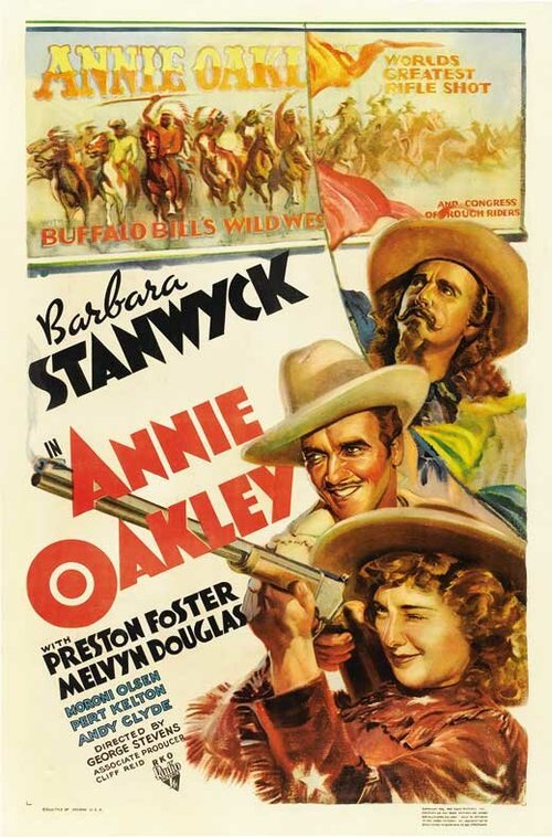 Обложка (Постер) Энни Окли / Annie Oakley (1935) SATRip