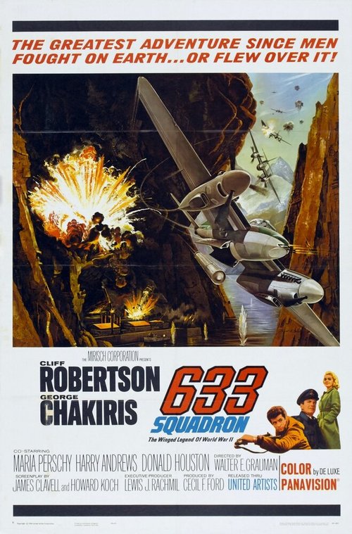 Обложка (Постер) Эскадрилья 633 / 633 Squadron (1963) SATRip Обложка (Постер) Эскадрилья 633 / 633 Squadron (1963) SATRip