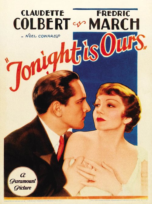 Обложка (Постер) Эта ночь наша / Tonight Is Ours (1933) SATRip