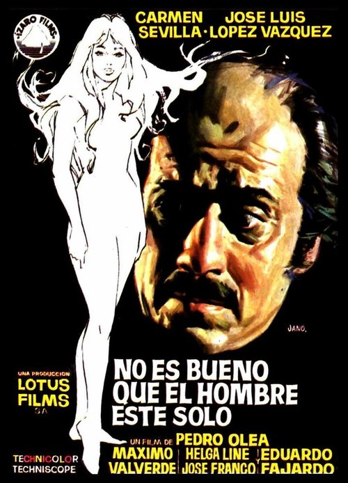 Обложка (Постер) Это не хорошо, что человек должен быть один / No es bueno que el hombre esté solo (1973) SATRip Обложка (Постер) Это не хорошо, что человек должен быть один / No es bueno que el hombre esté solo (1973) SATRip