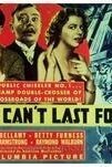 Обложка (Постер) Это не может длиться вечно / It Can't Last Forever (1937) SATRip Обложка (Постер) Это не может длиться вечно / It Can't Last Forever (1937) SATRip