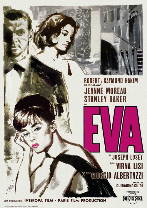Обложка (Постер) Ева / Eva (1962) SATRip Обложка (Постер) Ева / Eva (1962) SATRip