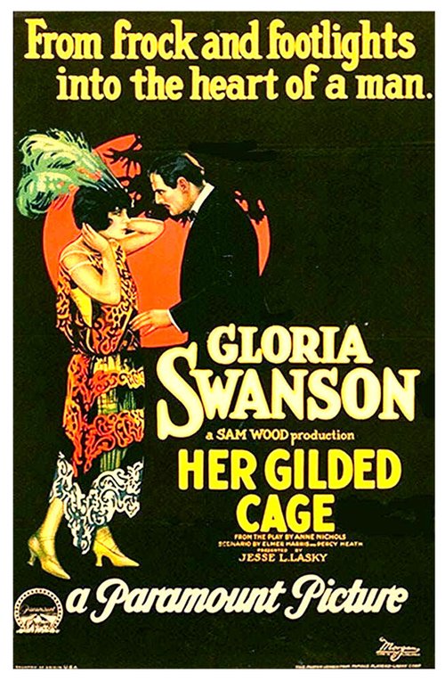 Обложка Её позолоченная клетка / Her Gilded Cage (1922) 